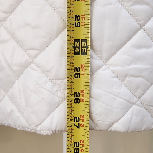 White Lauren Ralph Lauren light puff packable winter jacket, size L - Picture 13 of 16
